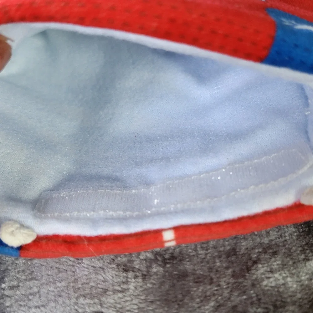 Bark Mutz Puptato Chips Dog Toy OS Red Blue Excellent Crinkle Hide-A-Treat Plush
